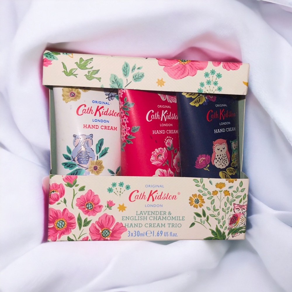 Cath Kidston Lavender & English Chamomile Magical Woodland Hand Cream Trio New